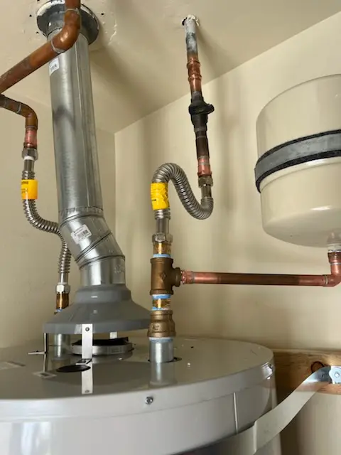 Water heater installation and plumbing repair in Hollymead